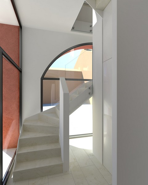 SCALA A CHIOCCIOLA MODERNA